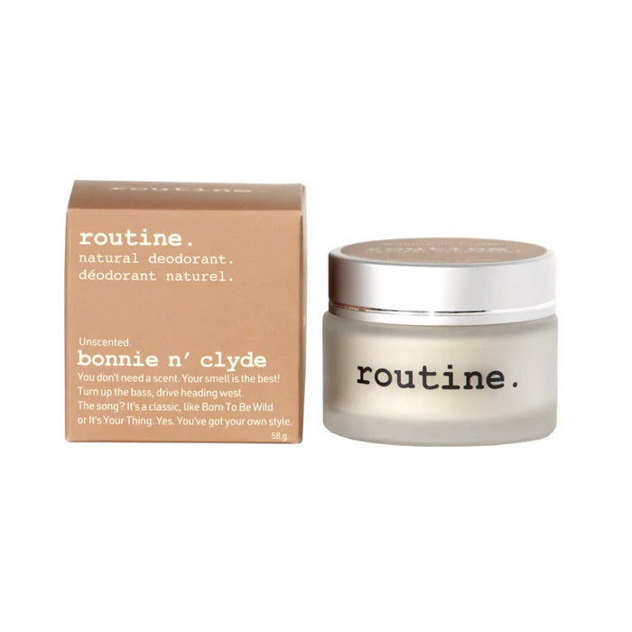 Routine. Pot de déodorant non parfumé - Bonnie & Clyde