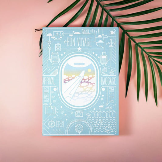 Airplane view notebook (Stitch Binding) - The Good Vibez Collective