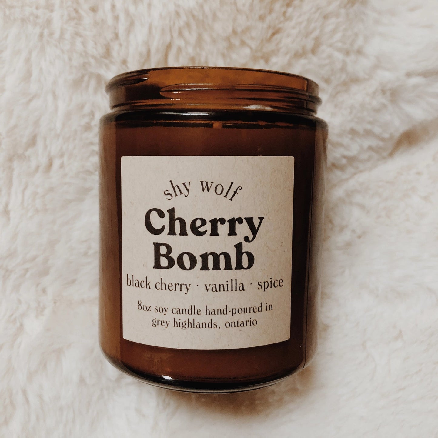 Cherry Bomb Candle (Black Cherry & Vanilla) - The GV Collective