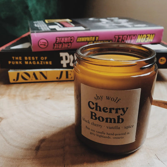 Cherry Bomb Candle (Black Cherry & Vanilla) - The GV Collective
