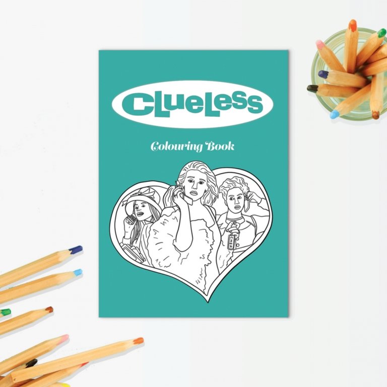 Clueless Colouring Book (Limited Edition) - The Good Vibez Collective