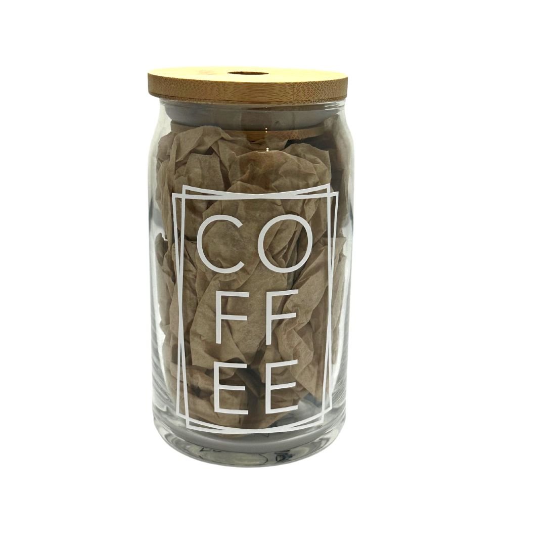 Coffee Lovers Glass Can Cup - The GV Collective