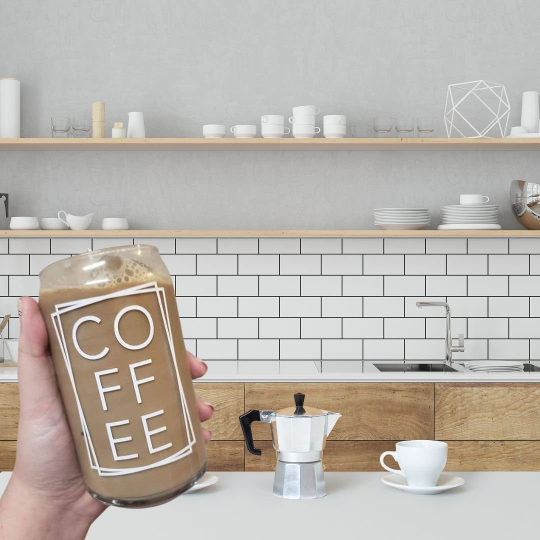 Coffee Lovers Glass Can Cup - The GV Collective