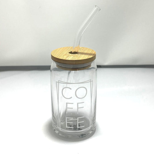 Coffee Lovers Glass Can Cup - The GV Collective