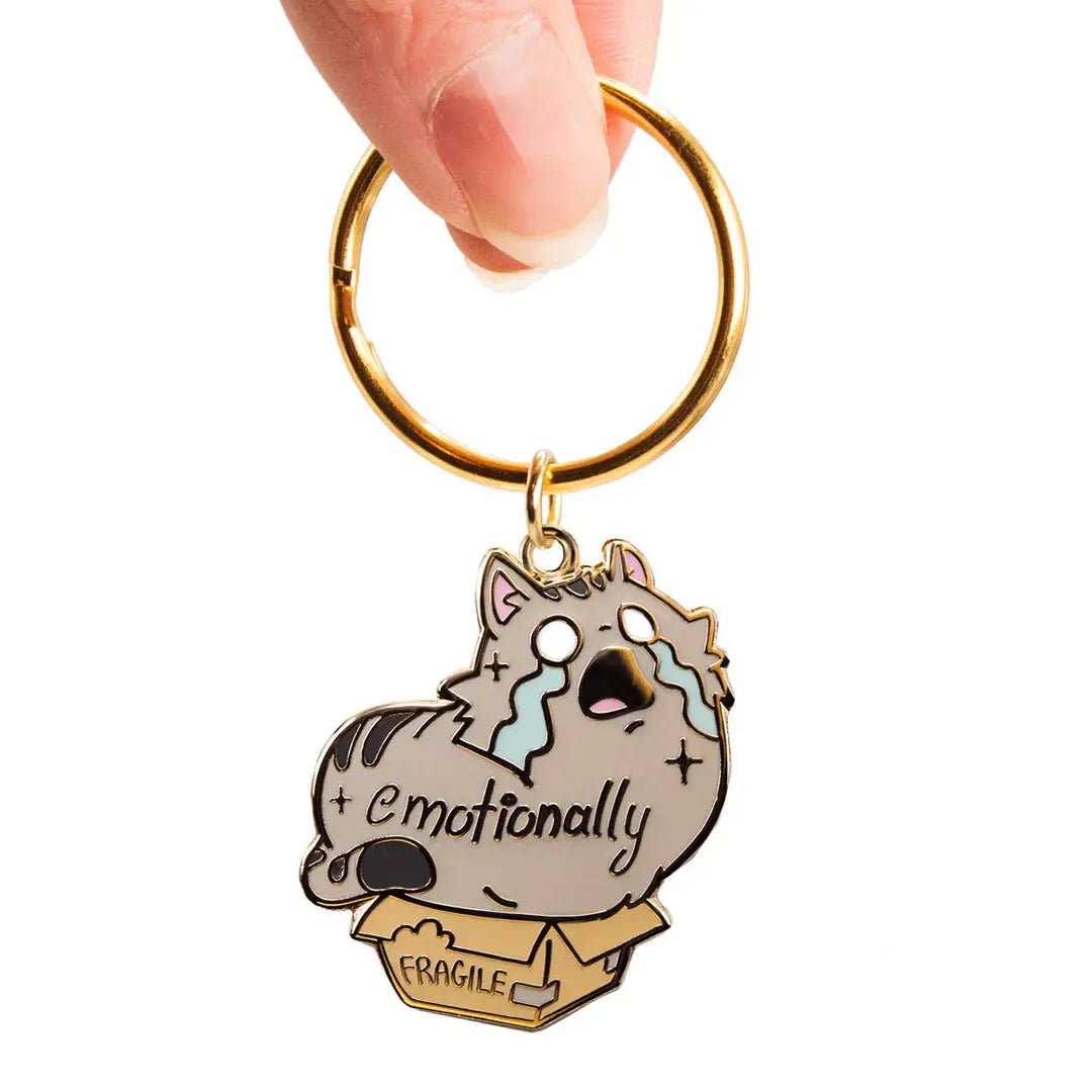 Emotionally Fragile Keychain - The GV Collective