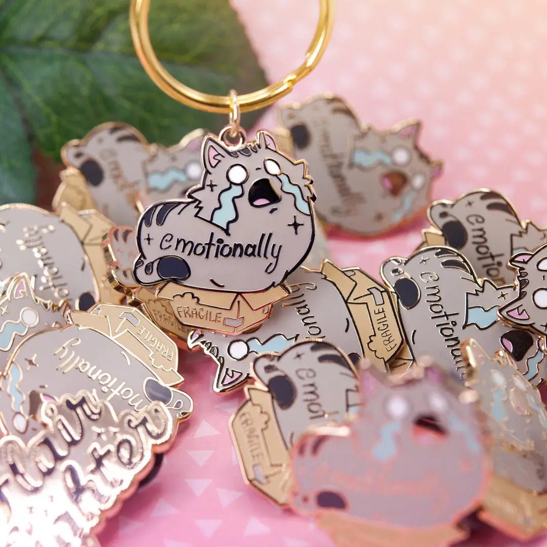 Emotionally Fragile Keychain - The GV Collective