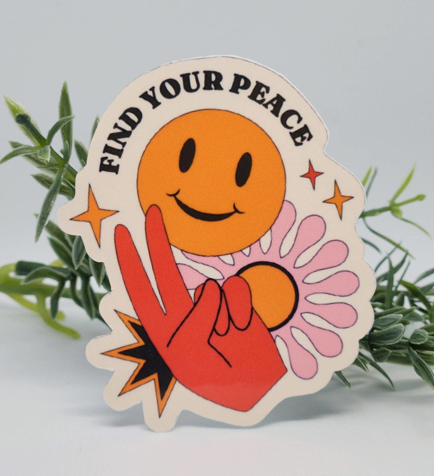 Find Your Peace sticker - The GV Collective