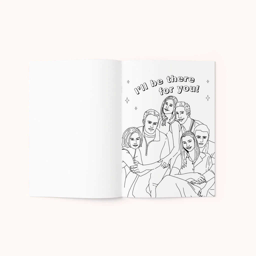 Friends Colouring Book - The Good Vibez Collective