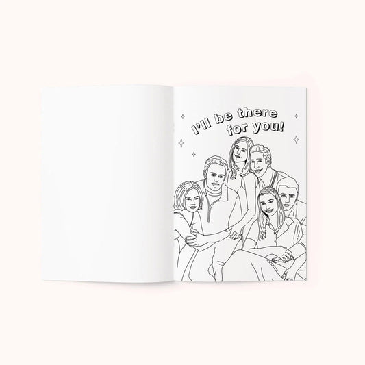 Friends Colouring Book - The Good Vibez Collective