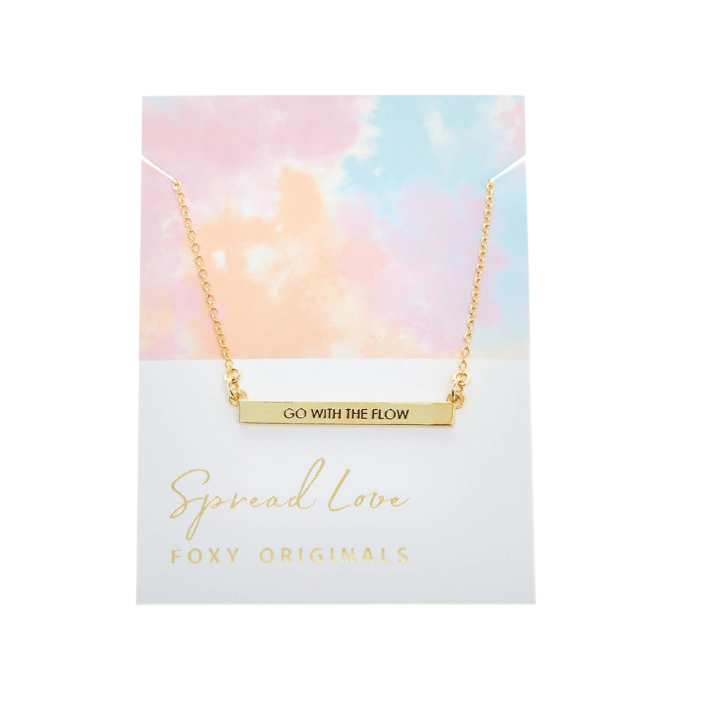 Go With The Flow Bar Necklace - The GV Collective