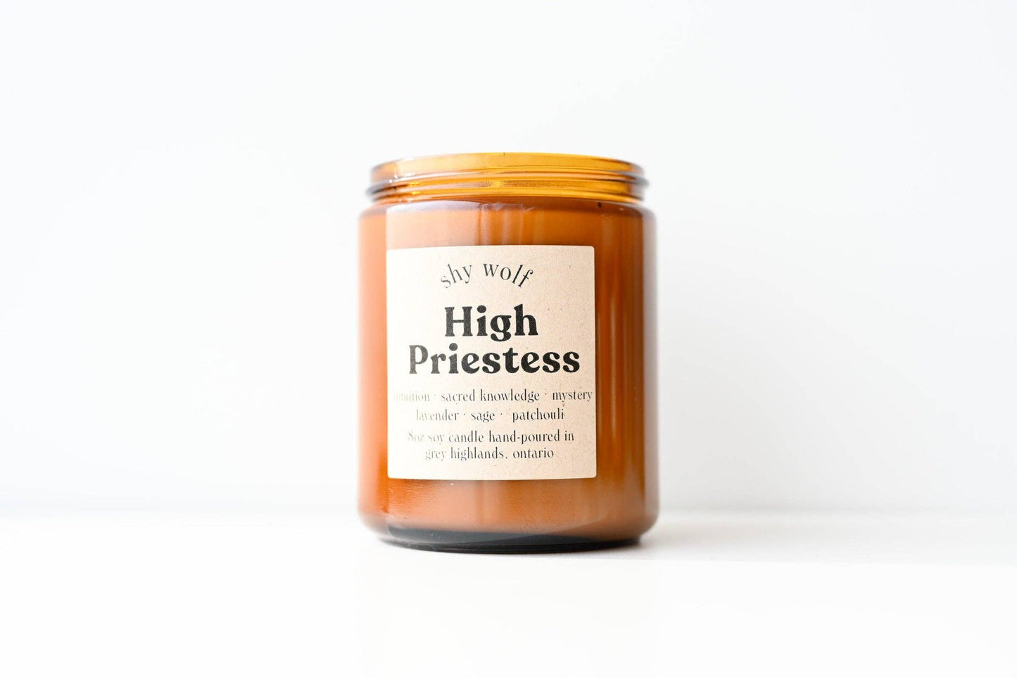 High Priestess Soy Candle (Lavender & Sage) - The GV Collective