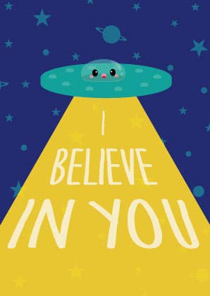 I Believe In You Postcard - The GV Collective