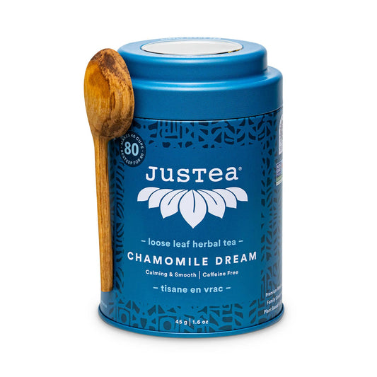 Justea - Chamomile Dream Tea Tin with Spoon - The GV Collective
