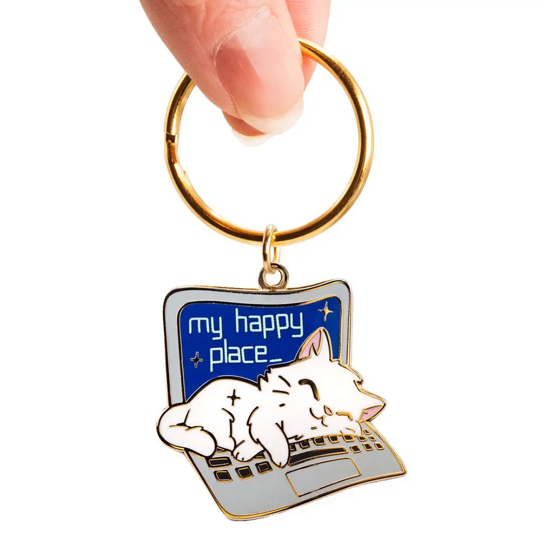 My Happy Place Laptop Keychain - The GV Collective