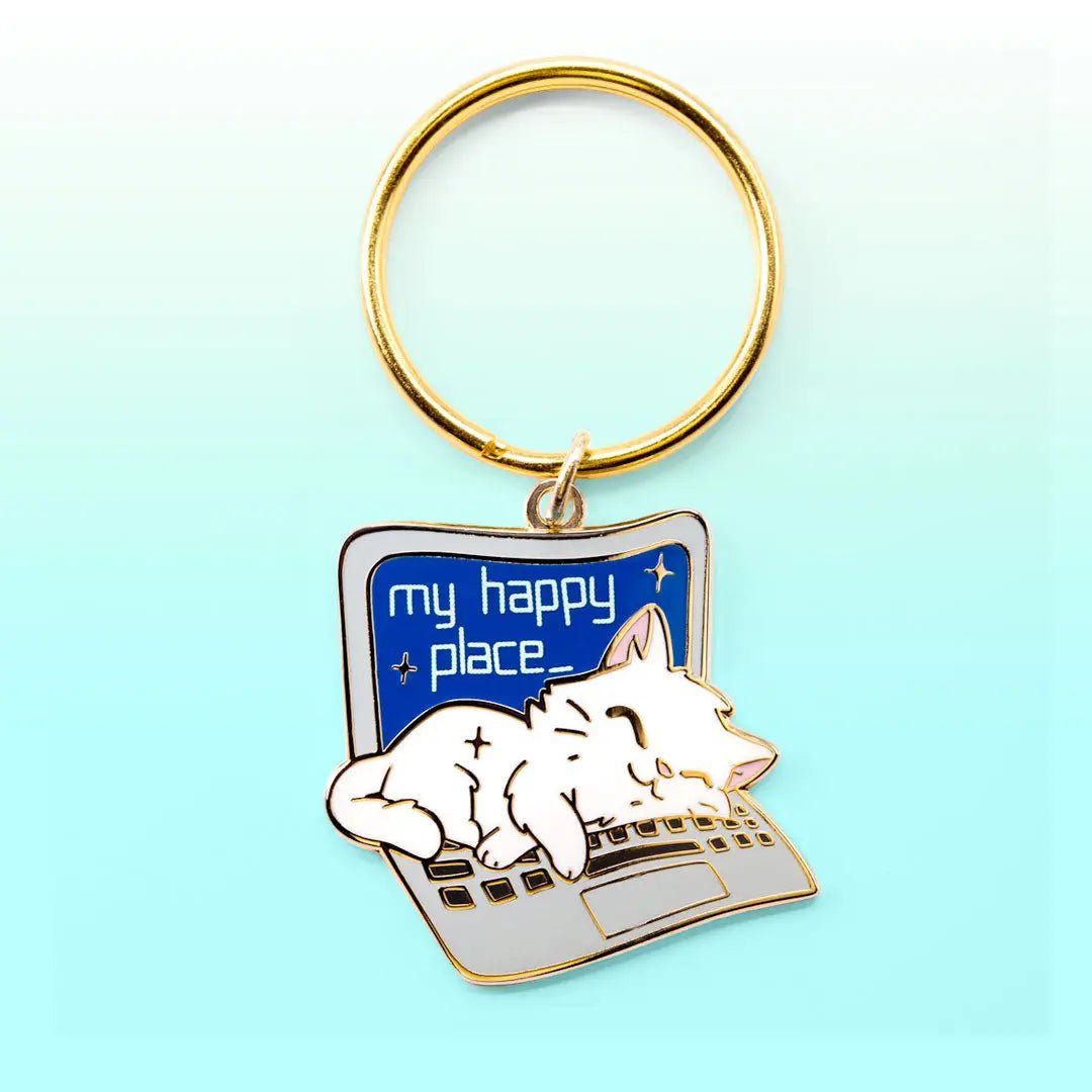 My Happy Place Laptop Keychain - The GV Collective