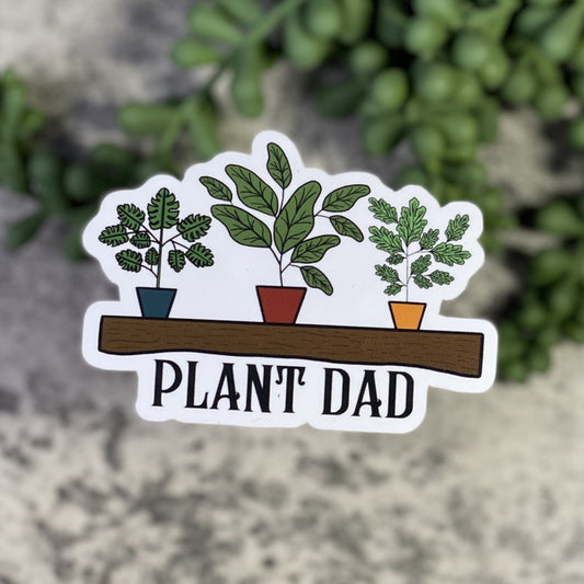 Plant Dad Vinyl Sticker - The GV Collective