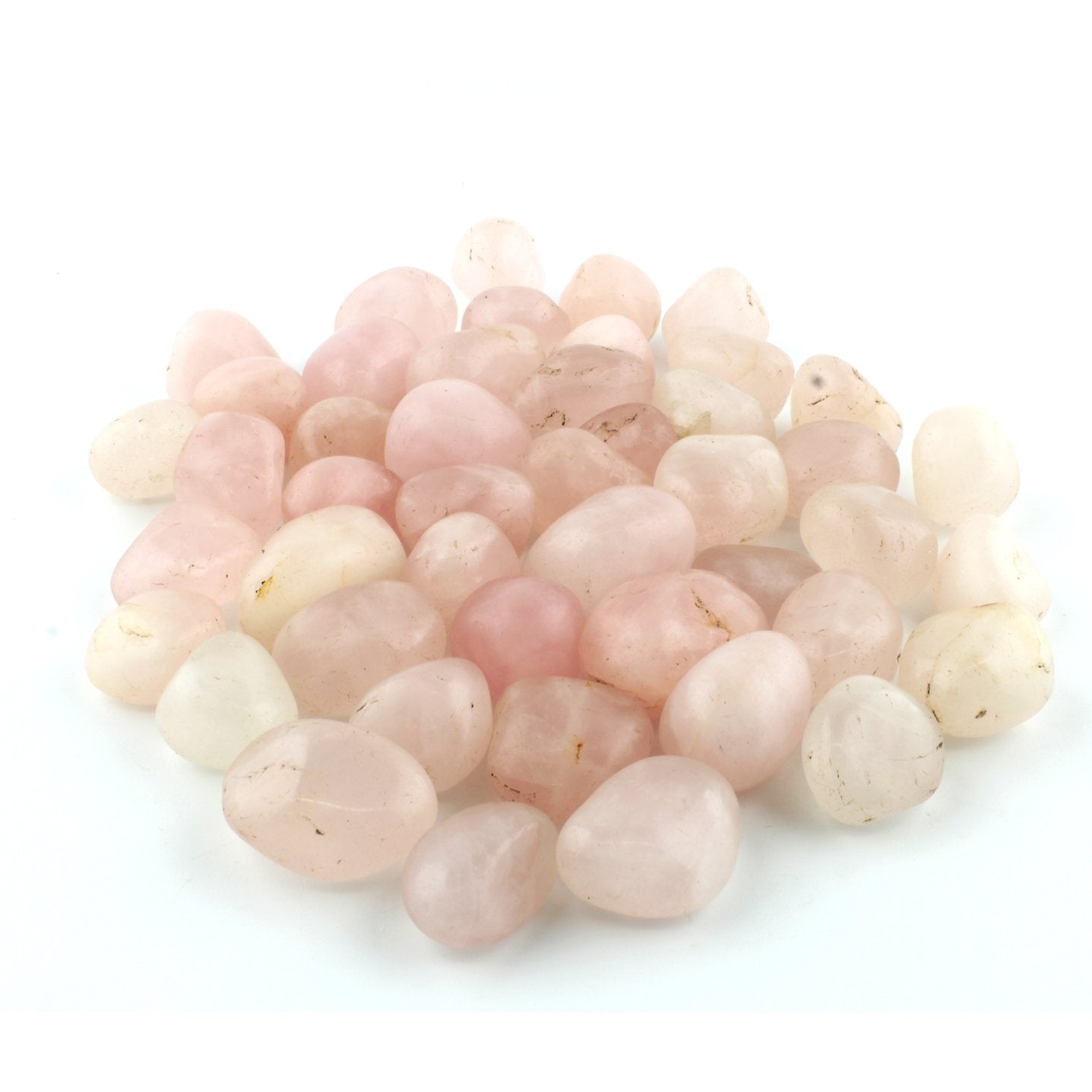 Rose Quartz Tumbled Stone (Small/Polished) - The GV Collective