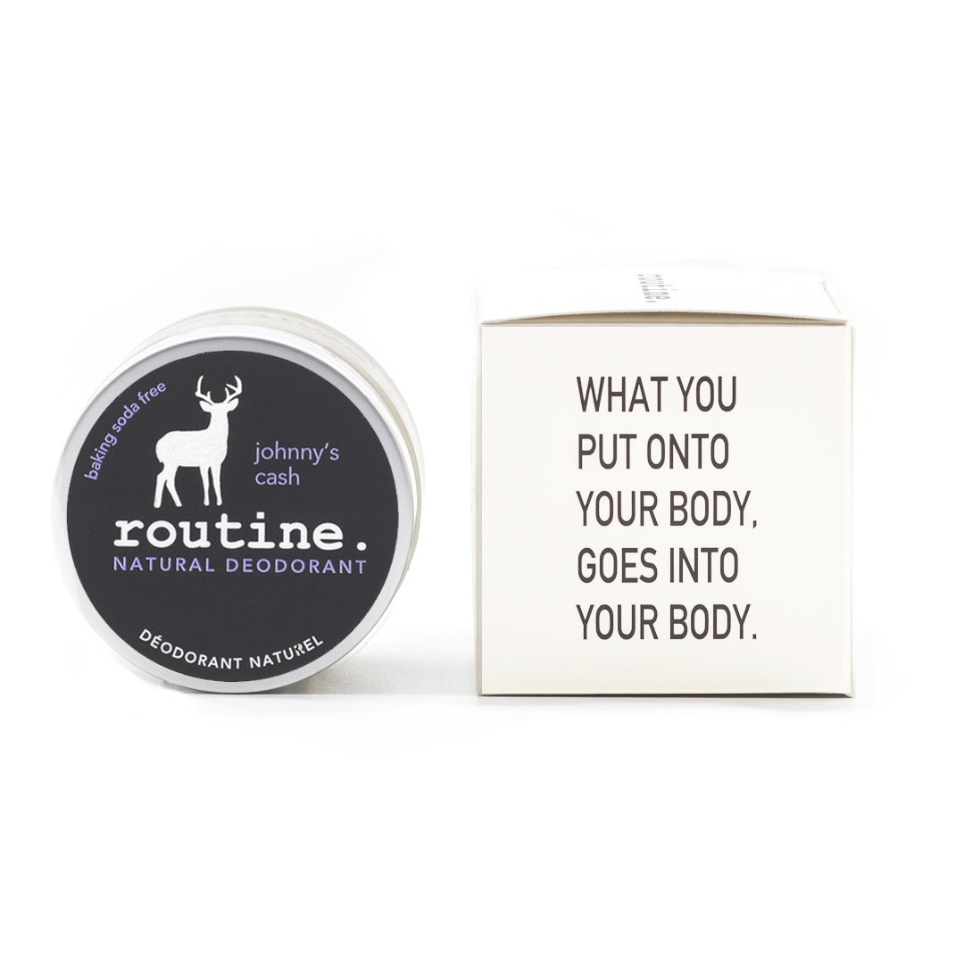 Routine. Baking Soda Free Deodorant Jar- Johnny's Cash (Vegan/Sensitive Skin) - The GV Collective