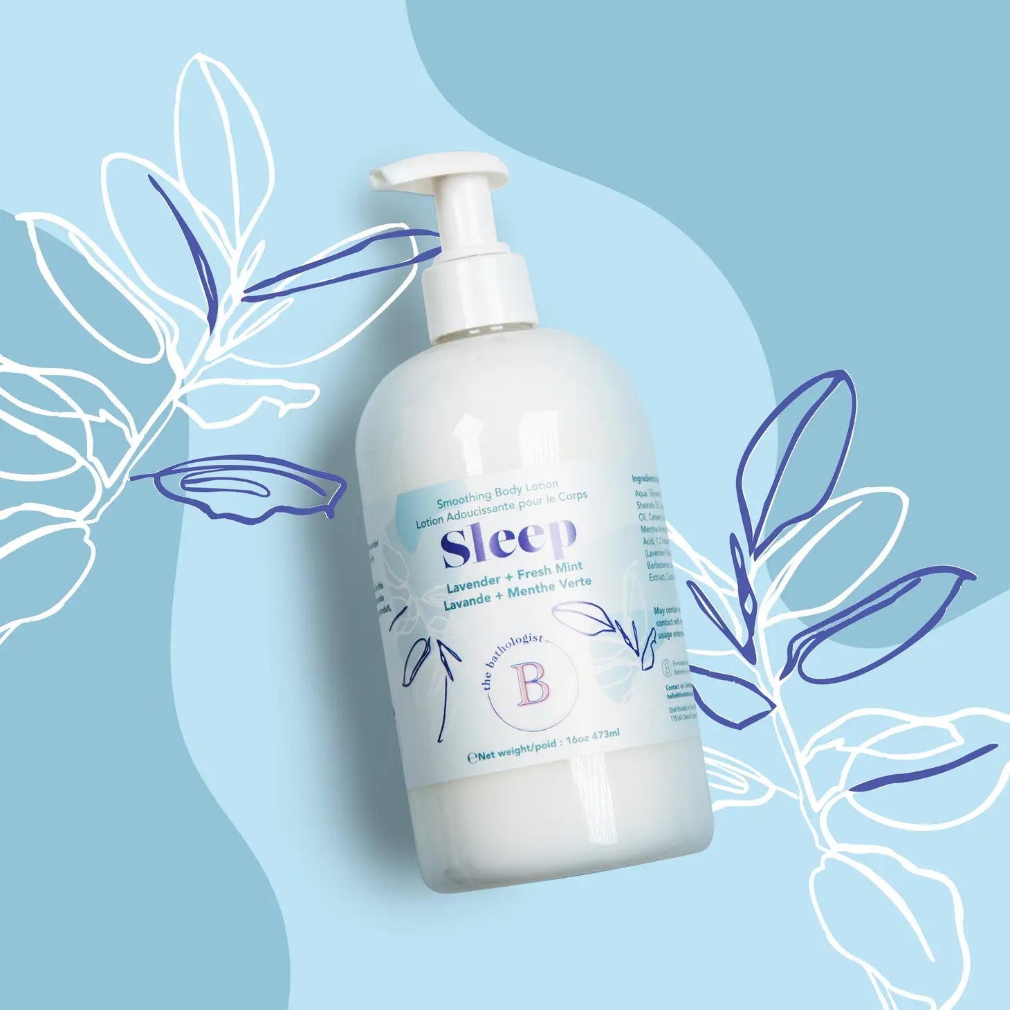 Sleep Smoothing Body Lotion (Lavender + Fresh Mint) - The GV Collective