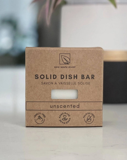 Solid Dish Soap Bar (Unscented) - The Good Vibez Collective