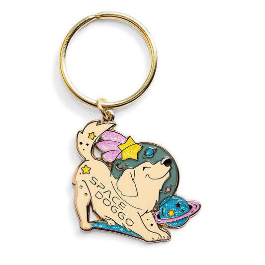 Space Doggo Enamel Keychain (Limited Edition) - The GV Collective