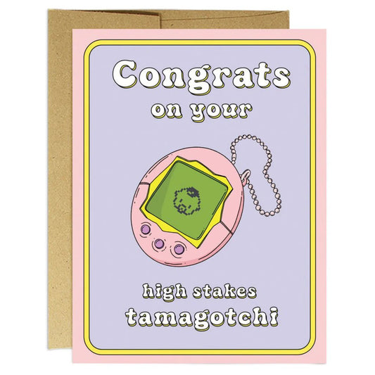 Tamagotchi Baby Card - The Good Vibez Collective