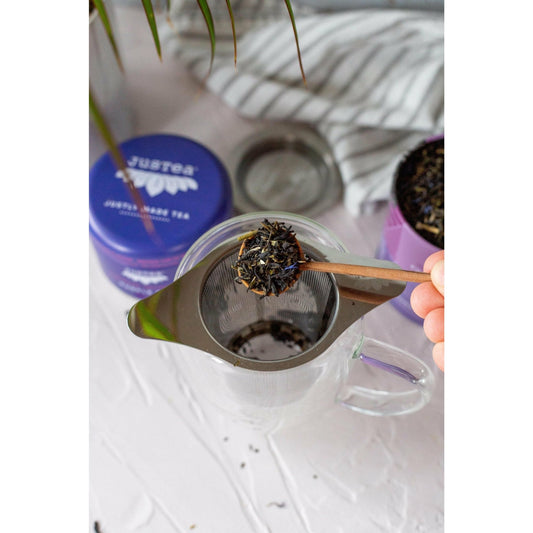 Tea Infuser with Dual-use Coaster Lid - The GV Collective