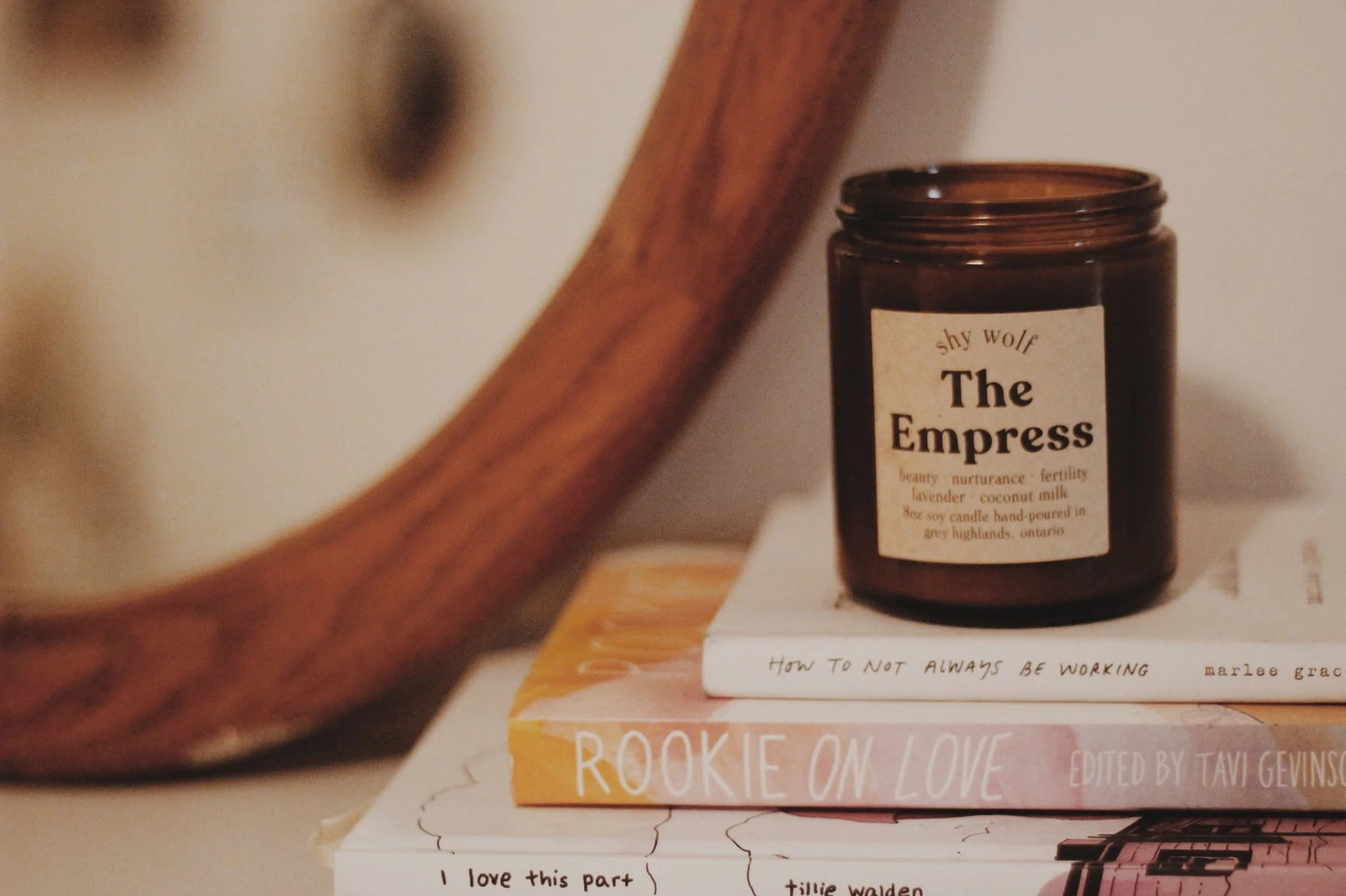 The Empress Tarot Soy Candle (Lavender & Coconut Milk) - The GV Collective