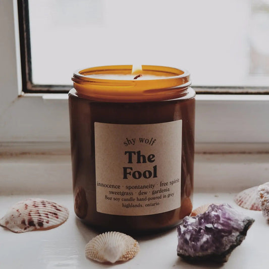 The Fool Candle (Gardenia & Sweetgrass) - The GV Collective