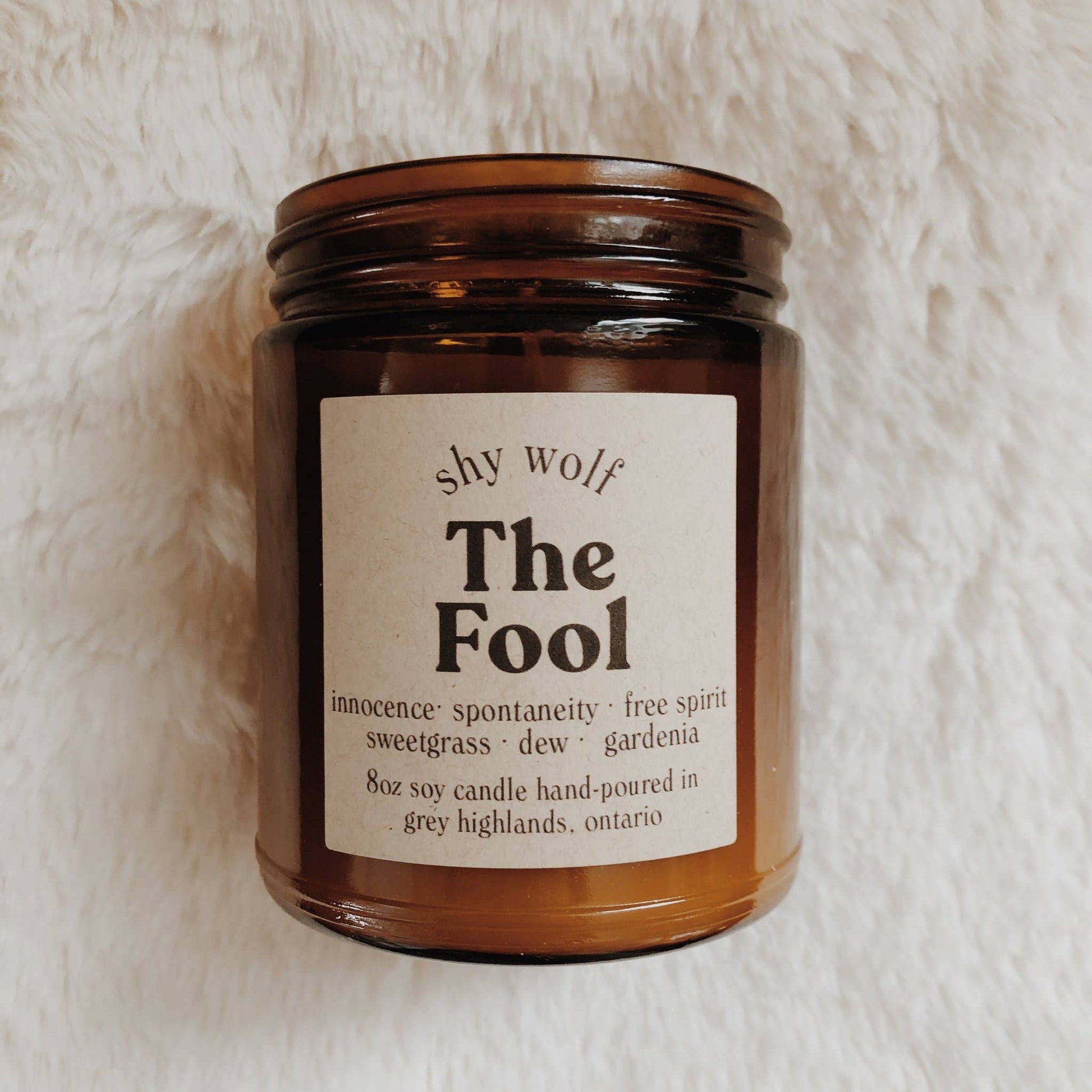 The Fool Candle (Gardenia & Sweetgrass) - The GV Collective