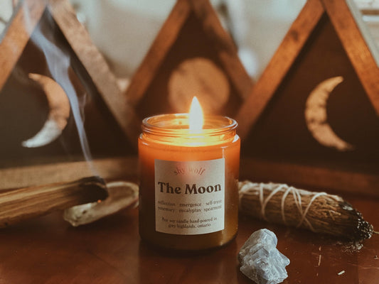 The Moon Candle (Eucalyptus, spearmint & rosemary) - The GV Collective